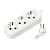 Удлинитель Smartbuy 3р.С/З 16A 10.0м ПВС 3x1мм² белый (1/20)