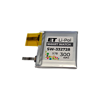 Аккумулятор ET SW-332728 3.8В, 300мАч,  для Smart Watch