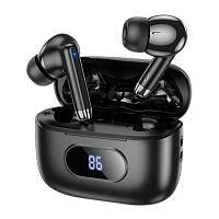 Наушники внутриканальные HOCO EQ2 Plus bluetooth 5.4 с микр. дисплей черный (1/14/140) 