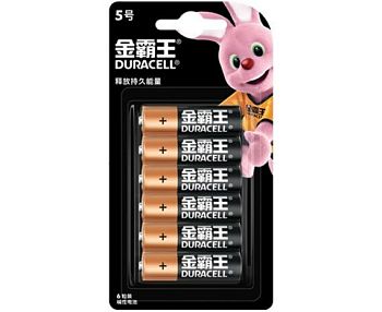 Батарейка Duracell CN Basic LR6 AA BL6 Alkaline 1.5V (Китай) (6/48/576)