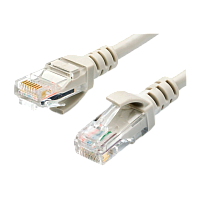 Патч-корд Geplink RJ-45 (m)-RJ-45 (m) 1м кат.5е ПВХ 26AWG серый (1/10/500) 