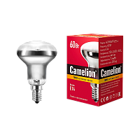 Лампа накаливания зеркальная Camelion R50 E14 60W 220-240V рефлектор матовая (1/100)