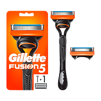 Бритва Gillette "FUSION" 5 лезвий 1 кассета с триммером (1/2)