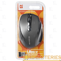 Мышь беспроводная Defender MM-315 Ultra классическая USB черный (1/40)