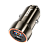 Автомобильное З/У HOCO Z46A 1USB/Type-C 3.0A 20W QC3.0 серый (1/13/130)