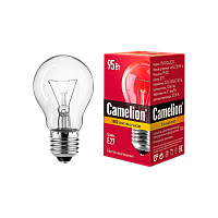 Лампа накаливания Camelion E27 95W 220V груша прозрачная (1/100)