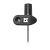 Микрофон Defender MIC-109 конденсаторный 54 дБ 1.8м на прищепке черный (1/50)