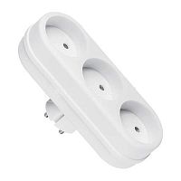 Разветвитель JAZZway AD-3-T 3р.Б/З 10A белый