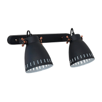 Светильник настенный Camelion WML-428-2 New York 40W 230V E27 черный (1/6)