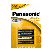 Батарейка Panasonic Power LR03 AAA BL4 Alkaline 1.5V (4/48/240)