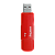 Флеш-накопитель Smartbuy Clue 4GB USB2.0 пластик красный