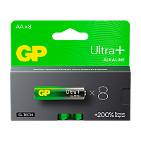 Батарейка GP ULTRA PLUS G-tech LR6 AA BL8 Alkaline 1.5V (8/96/768) R
