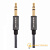 Кабель AUX Borofone BL3 Jack 3.5mm (m)-Jack 3.5mm (m) 1.0м нейлон серый (1/50/200)