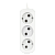 Удлинитель Smartbuy 3р.Б/З 10A 2.0м ПВС 2x1мм² белый (1/50)