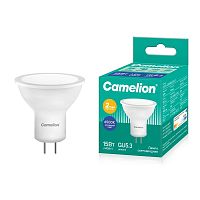 Лампа светодиодная Camelion JCDR GU5.3 15W 6500К 220V софит 50мм матовая белый (1/5/100)