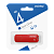 Флеш-накопитель Smartbuy Clue 4GB USB2.0 пластик красный