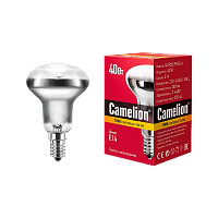 Лампа накаливания зеркальная Camelion R50 E14 40W 220-240V рефлектор матовая (1/100)