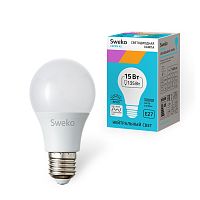 Лампа светодиодная Sweko A60 E27 15W 4000К 230V (1/5/100)
