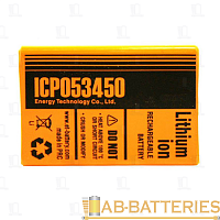 Аккумулятор Li-ion ET ICP053450C Б/УП 3.7V 950mAh
