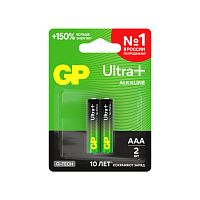 Батарейка GP ULTRA PLUS G-tech LR03 AAA BL2 Alkaline 1.5V (2/20/160)
