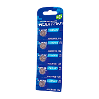 Батарейка Robiton STANDARD G8/LR1120/LR55/391A/191 BL5 Alkaline 1.5V 0%Hg