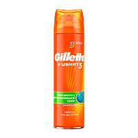 Гель для бритья Gillette FUSION 5 Ultra Sensitive для чувствительной кожи 200мл (1/6)