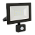 Прожектор светодиодный Ultraflash LFL-3002S 30W 230V IP65 6500К холодный с датчиком движения черный