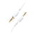 Кабель AUX Borofone BL14 Jack 3.5mm (m)-Jack 3.5mm (m) 2.0м ПВХ белый (1/63/252)
