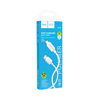 Кабель HOCO X107 USB (m)-Type-C (m) 1м 3.0A ПВХ белый (1/31/310)