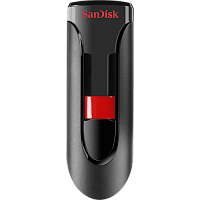 Флеш-накопитель SanDisk Cruzer Glide CZ60 128GB USB2.0 пластик черный 