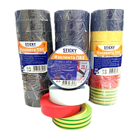Изолента STICKY 19мм*20м ПВХ синий (1/10/36/200) 