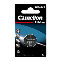 Батарейка Camelion CR2320 BL1 Lithium 3V (1/10/1800)
