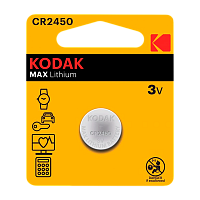 Батарейка Kodak MAX CR2450 BL1 Lithium 3V (1/60/240)