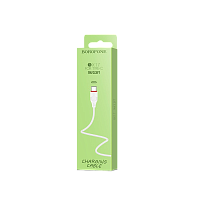 Кабель Borofone BX17 USB (m)-Type-C (m) 1м 3.0A ПВХ белый (1/648)