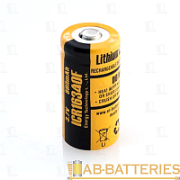 Аккумулятор Li-ion ET ICR16340F-HT Б/УП 800mAh без защиты плоский