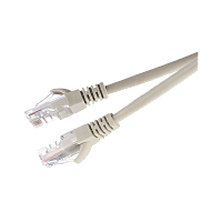Патч-корд GoPower RJ-45 (m)-RJ-45 (m) 5м кат.5е ПВХ 26AWG CCA серый в пакете (1/50) 