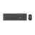 Набор клавиатура+мышь беспроводной Lenovo KW201 английская раскладка черный