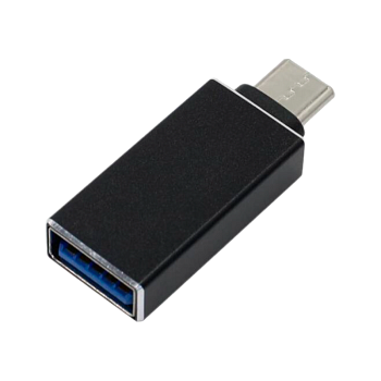 Адаптер KS-IS KS-296Black Type-C (m)-USB3.0 (f) OTG черный