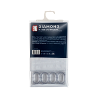 ЕГ DIAMOND Штора для ванной  Белая (1/12)