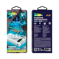 Внешний аккумулятор MORE CHOICE PB42S-10 10000mAh 2.1A 2USB белый