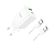 Сетевое З/У HOCO N28 1USB/Type-C 20W с кабелем Type-C-Type-C черный (1/13/130)