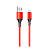 Кабель Borofone BX54 USB (m)-microUSB (m) 1.0м 2.4A нейлон красный (1/360)