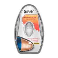 Губка для обуви Silver с ДОЗАТОРОМ силикон БЕСЦВЕТНАЯ PS 3007-03