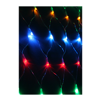 Гирлянда Космос 320LED 2.3х2.1м лампочки сетка 8 режимов ассорти (1/40) 