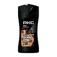 Гель для душа мужской AXE Кожа и Печеньки 250мл (1/6)