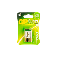Батарейка GP Super Крона 6LR61 SH1 Alkaline 9V (1/10/50/500)