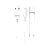 Кабель HOCO X31 USB (m)-Lightning (m) 1.0м 2.1A силикон держатель белый (1/31/310)