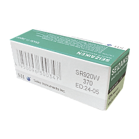 Батарейка SEIZAIKEN 370 (SR920W)  Silver Oxide 1.55V (1/10/100/1000)