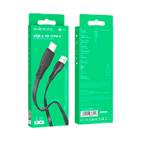 Кабель Borofone BX85 USB (m)-Type-C (m) 1м 3.0A ПВХ черный (1/360)