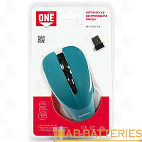 Мышь беспроводная Smartbuy 340AG ONE классическая USB бирюзовый (1/40) 